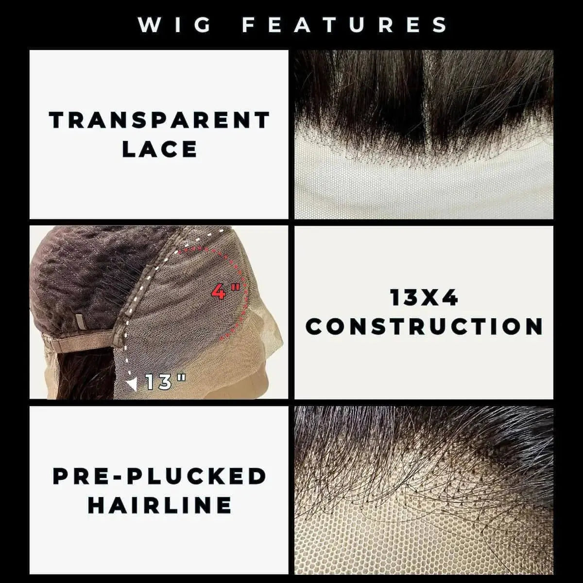 Custom Body Wave Transparent Lace 180% Density Wig - HookedOnBundles Virgin Hair