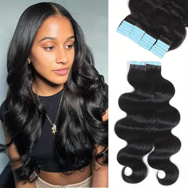 Mastering Tape-In Hair Extensions: Installation and Washing Guide - HookedOnBundles Virgin Hair